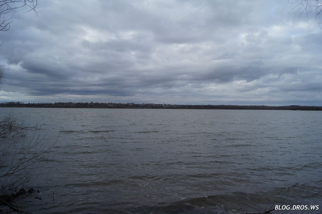 Вид на Черепетское водохранилище